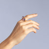 German Kabirski Tantra Amethyst Ring