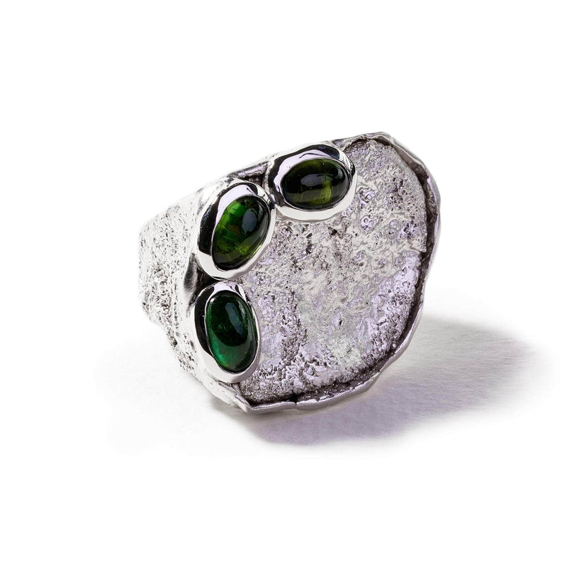 German Kabirski Vali Green Tourmaline Ring