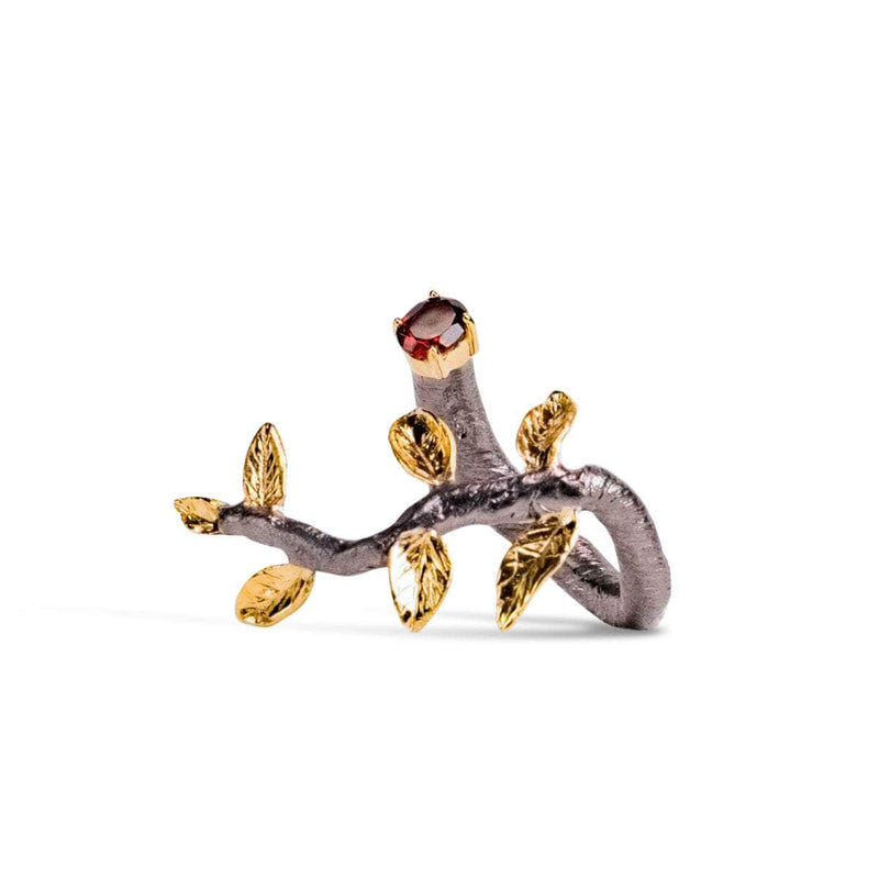 German Kabirski Haara Garnet Ring