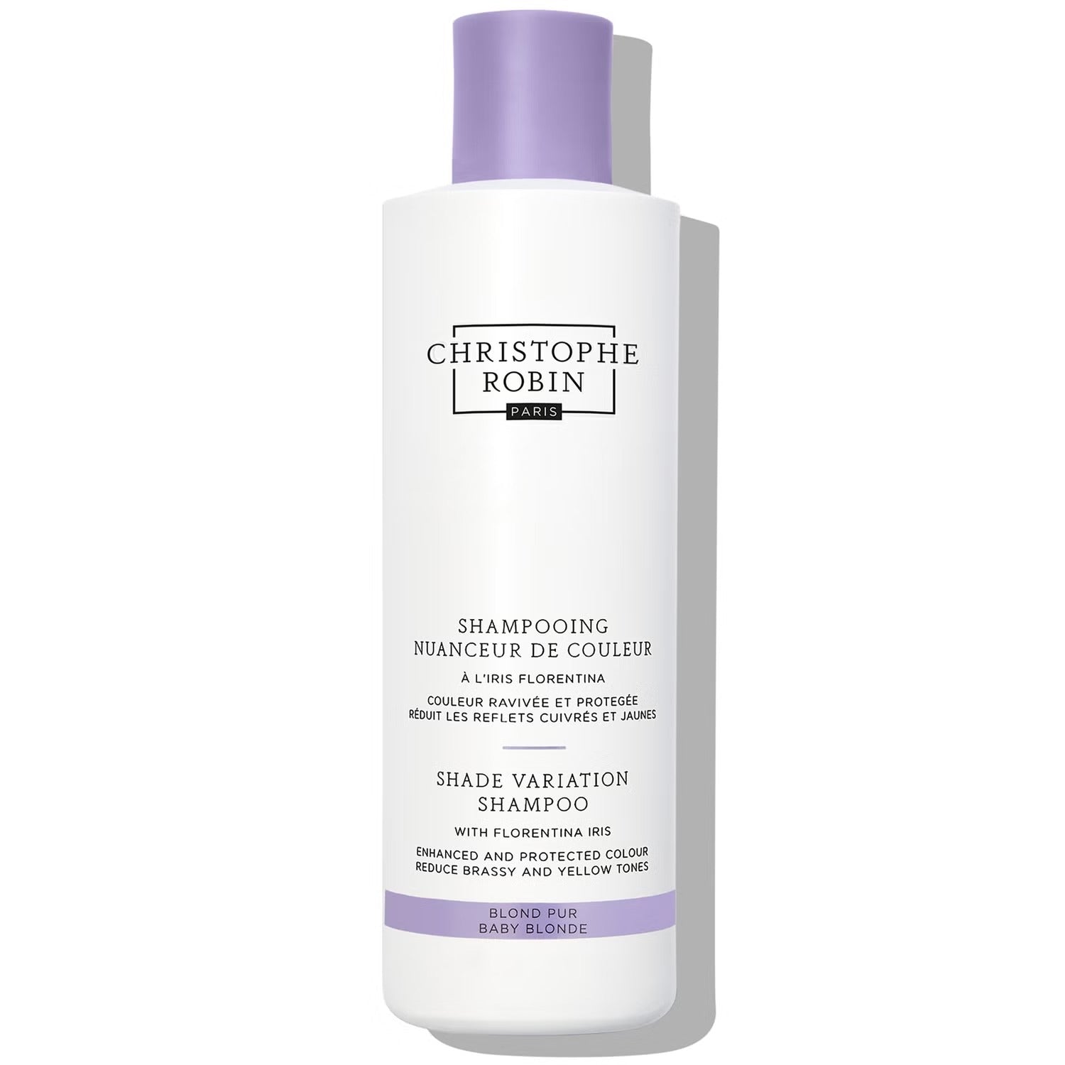 Christophe Robin Shade Variation Shampoo With Florentina Iris Baby Blonde 250 ml