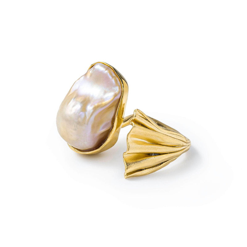 German Kabirski Niamh Baroque Pearl Ring (Gold 18K)