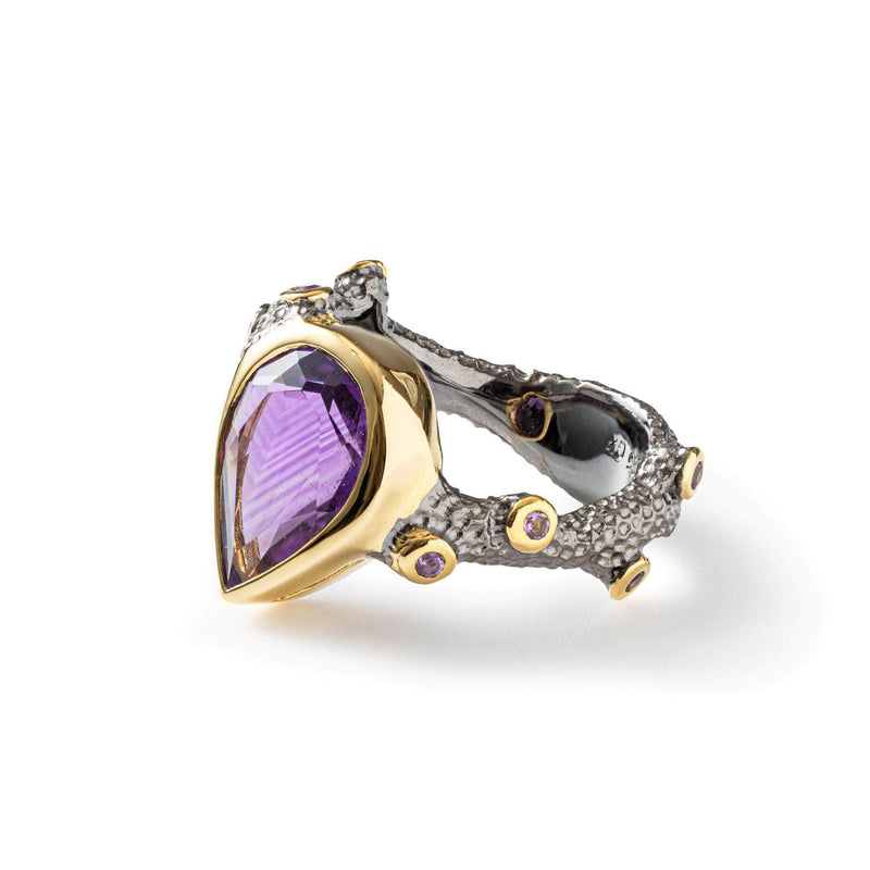 German Kabirski Soma Amethyst Ring