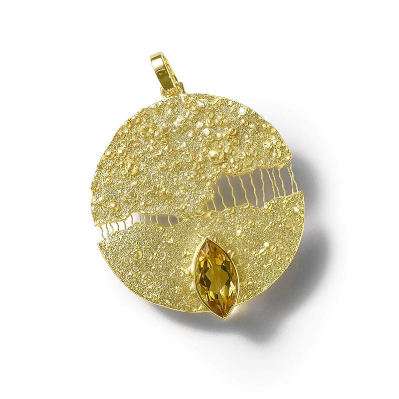 German Kabirski Luzenn Citrine Pendant