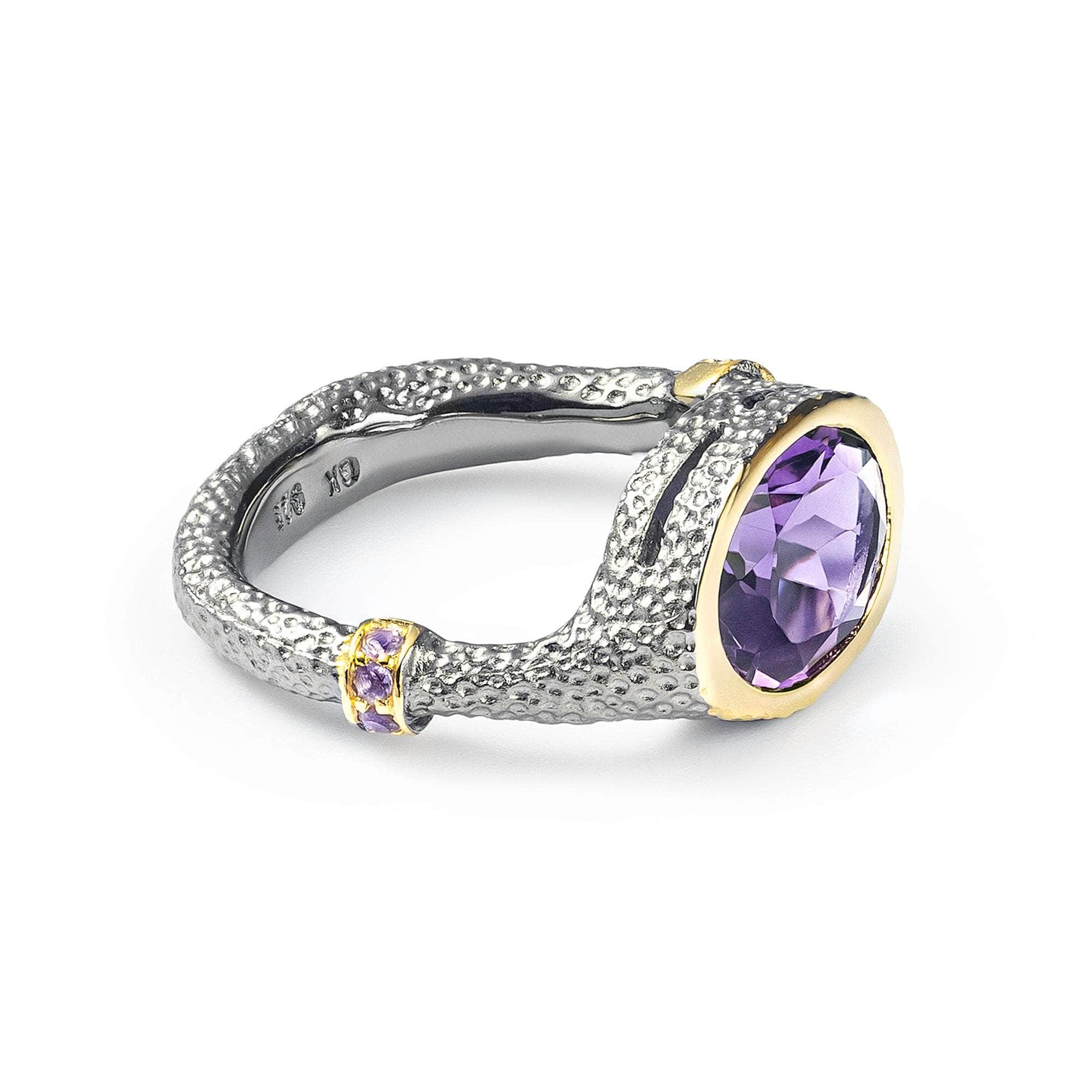 German Kabirski Gestin Amethyst Ring