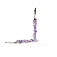 German Kabirski Syrah Rough Pink Sapphire  Earrings