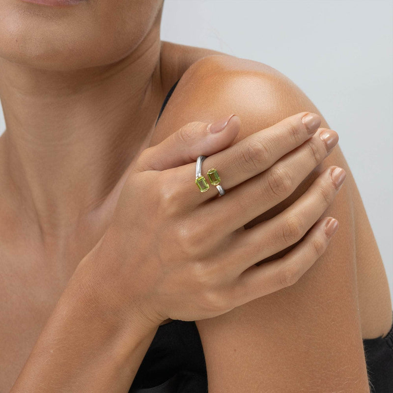 German Kabirski Trava Peridot Ring