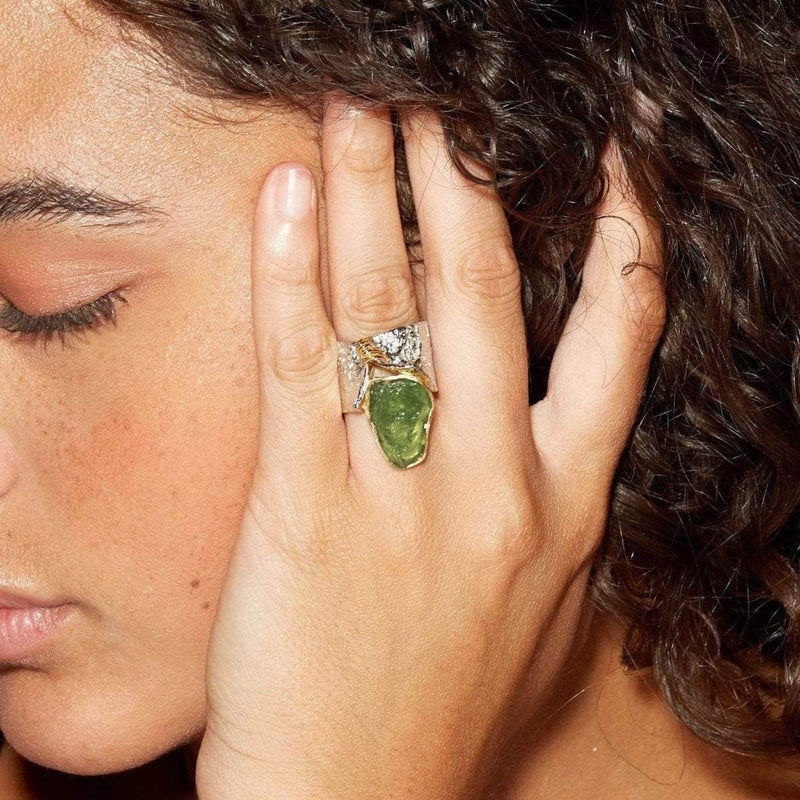 German Kabirski Corliss Peridot Ring