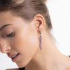 German Kabirski Syrah Rough Pink Sapphire  Earrings