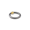 German Kabirski Thaia Yellow Sapphire Ring (Black Rhodium)