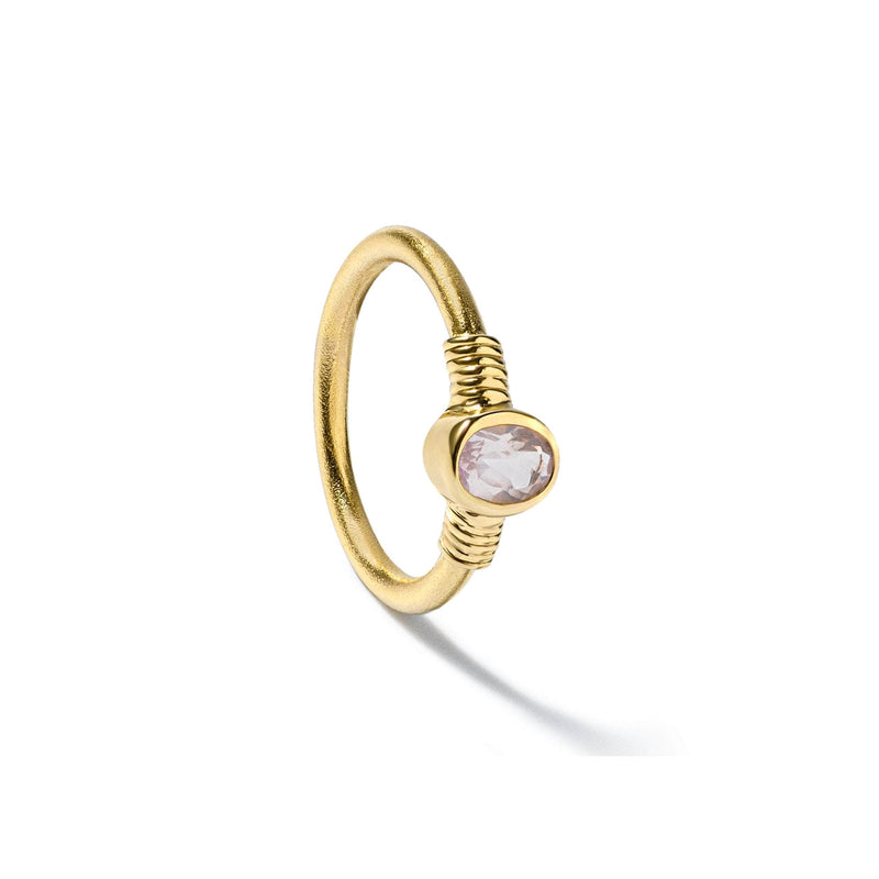 German Kabirski Edor Rose Quartz Ring (Gold 18K)