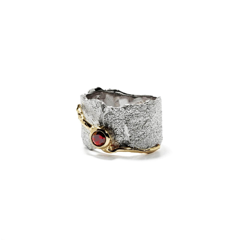 German Kabirski Revele Garnet Ring