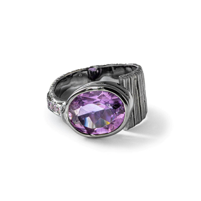 German Kabirski Sucellus Amethyst Ring