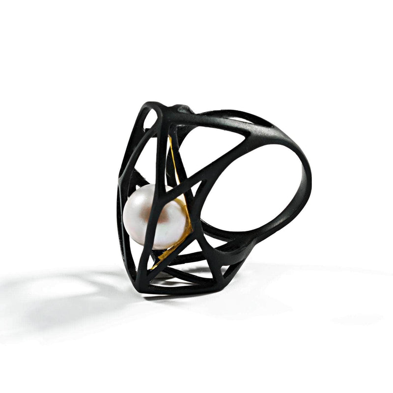 German Kabirski Descartes Pearl Ring