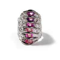 German Kabirski Latz Pink Sapphire Ring