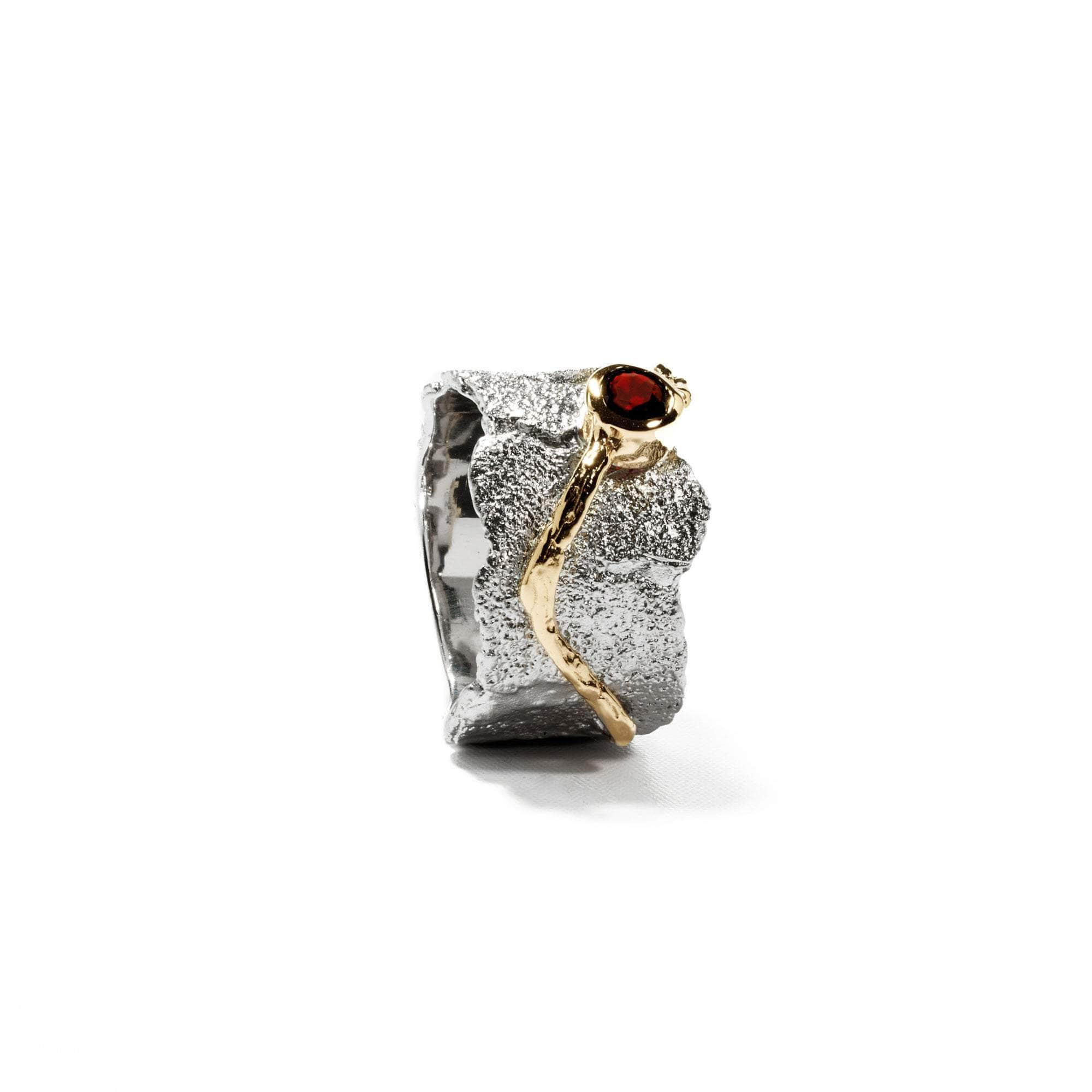 German Kabirski Revele Garnet Ring