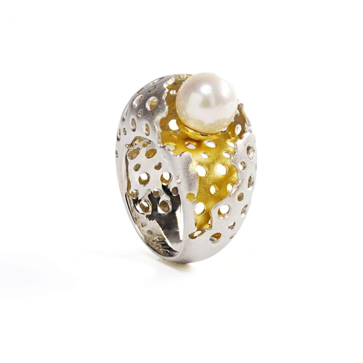 German Kabirski Haralda Pearl Ring