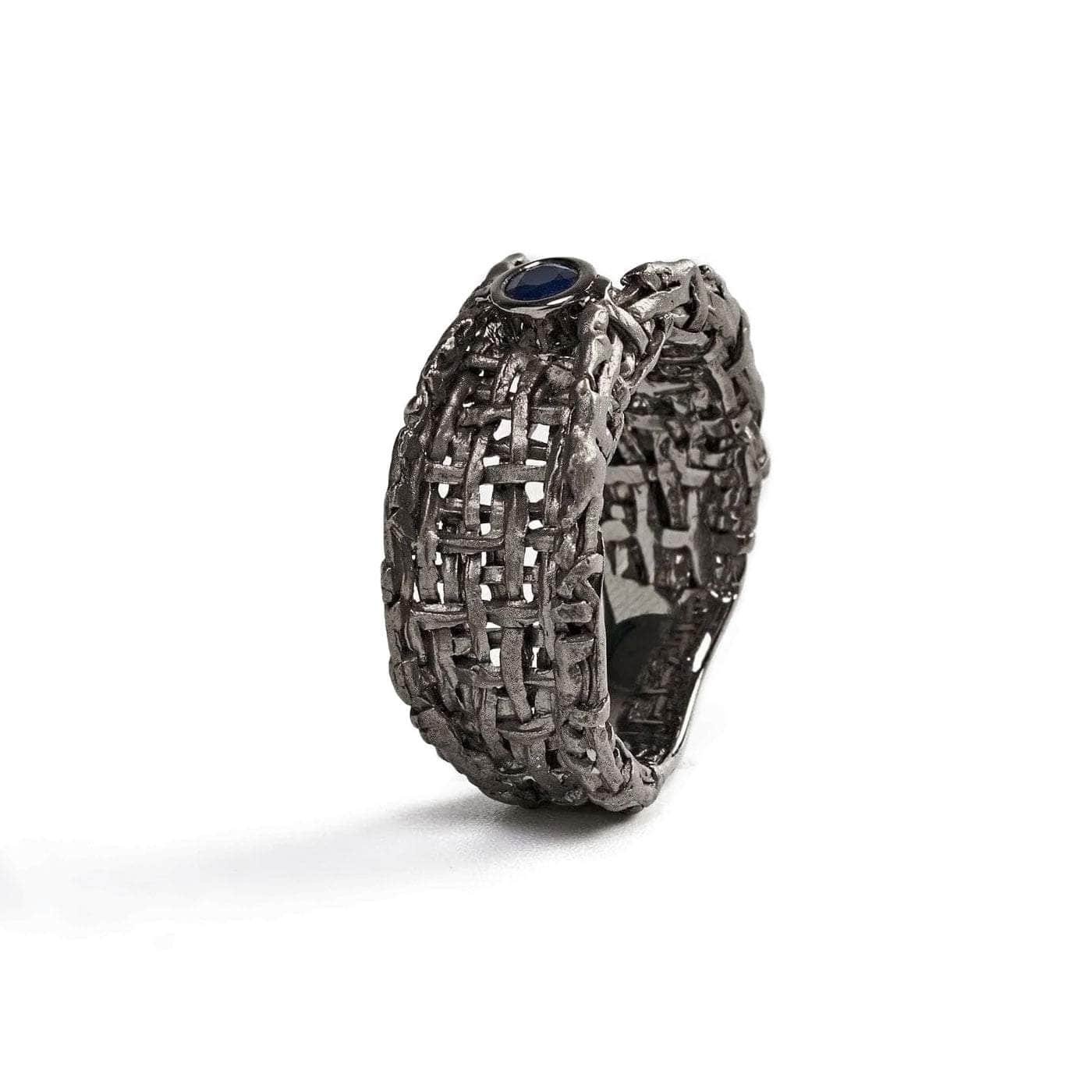 German Kabirski Oren Blue Sapphire Ring