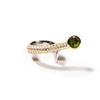 German Kabirski Vibrante Peridot Ring