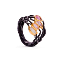 German Kabirski Damid Mixed Stones Ring