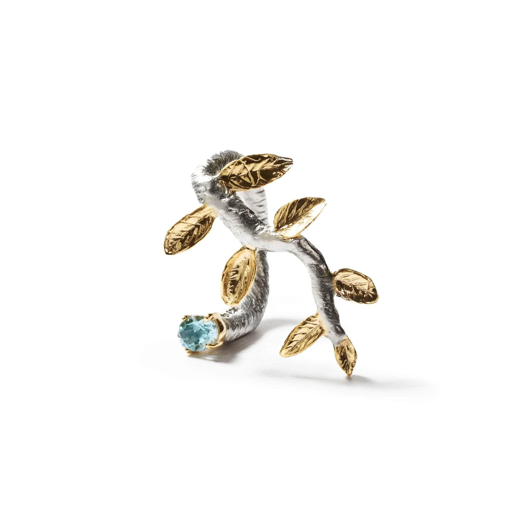 German Kabirski Haara Blue Topaz Ring