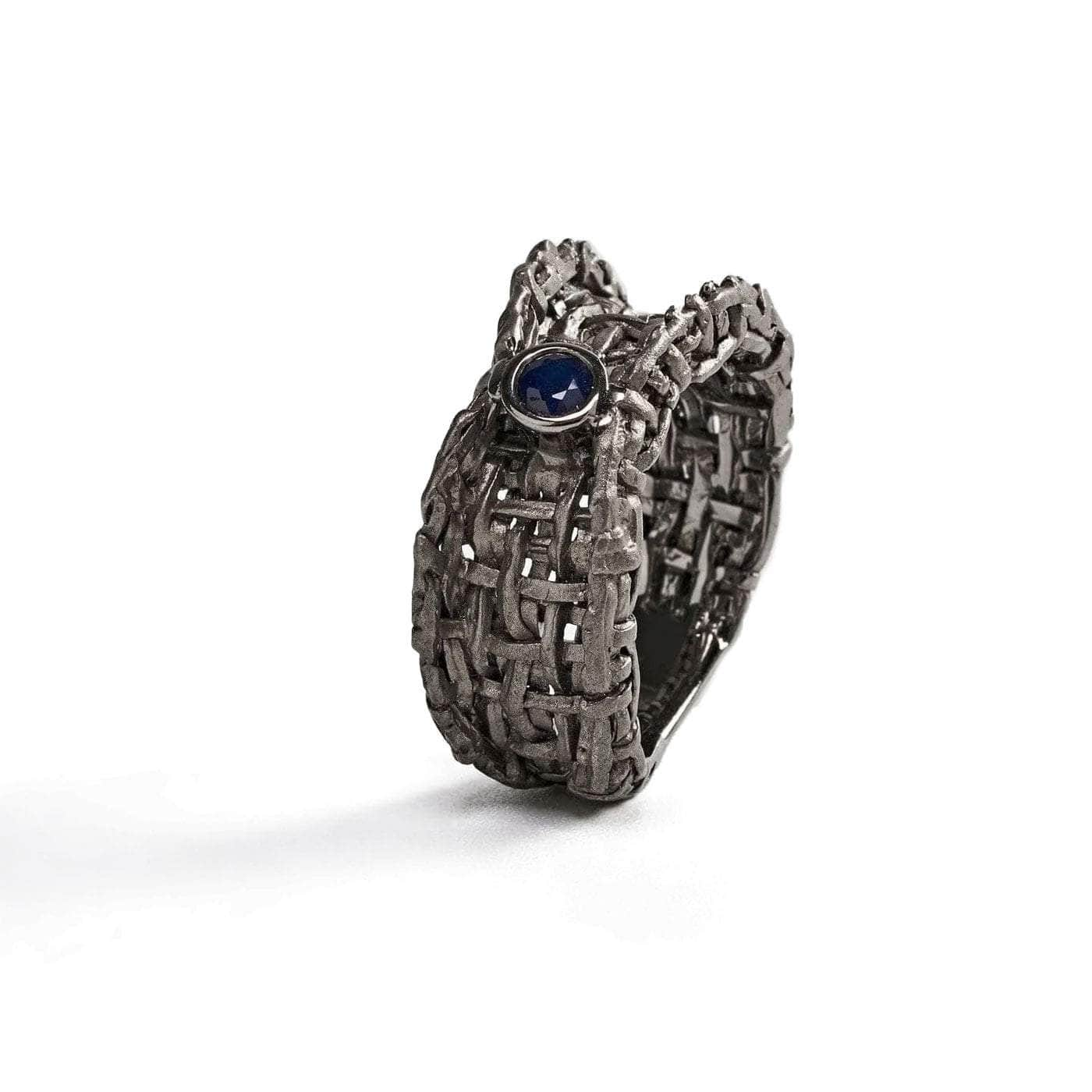 German Kabirski Oren Blue Sapphire Ring