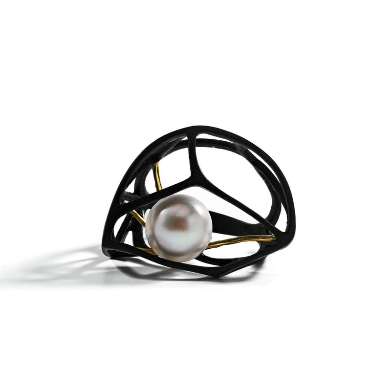 German Kabirski Descartes Pearl Ring