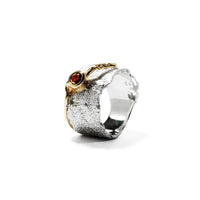 German Kabirski Revele Garnet Ring