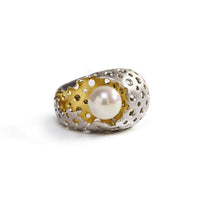 German Kabirski Haralda Pearl Ring