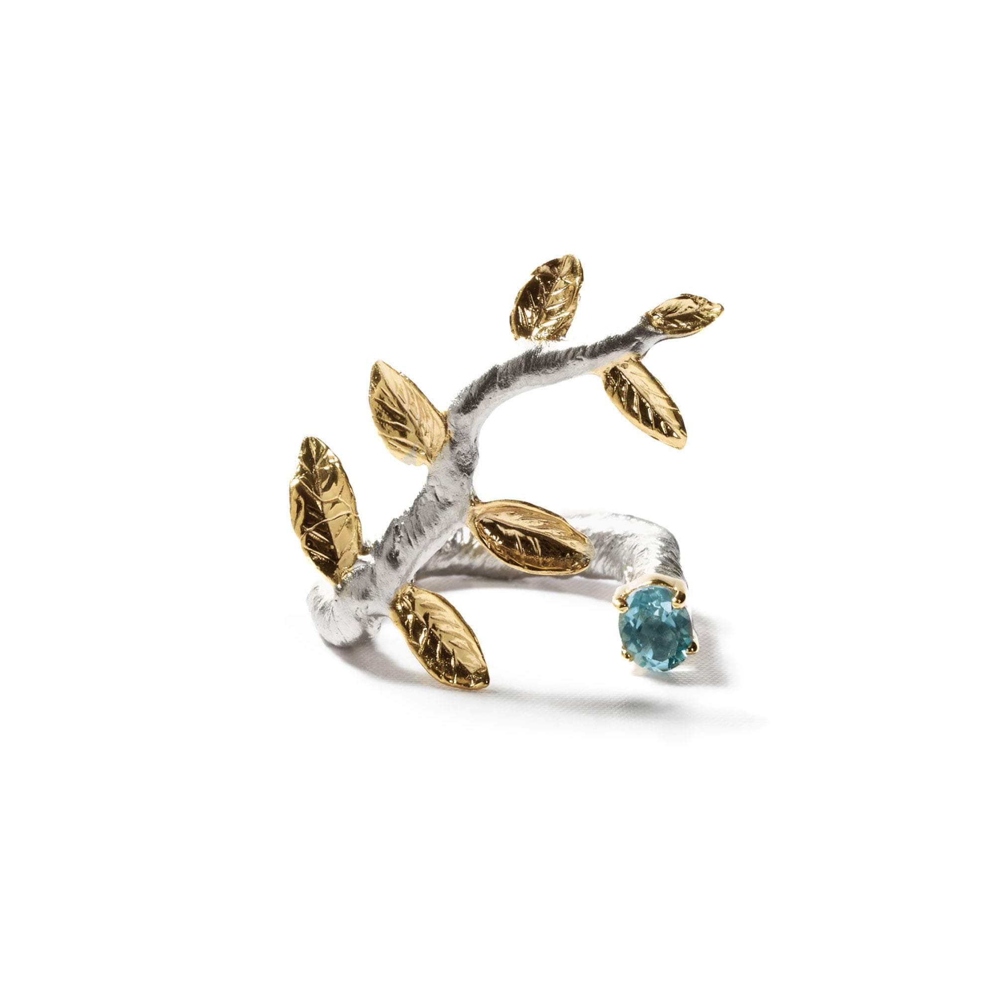 German Kabirski Haara Blue Topaz Ring