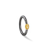 German Kabirski Thaia Yellow Sapphire Ring (Black Rhodium)