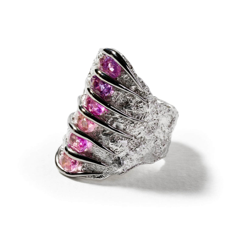 German Kabirski Latz Pink Sapphire Ring