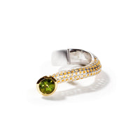 German Kabirski Vibrante Peridot Ring