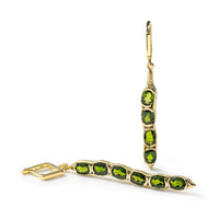 German Kabirski Vejas Chrome Diopside Earrings