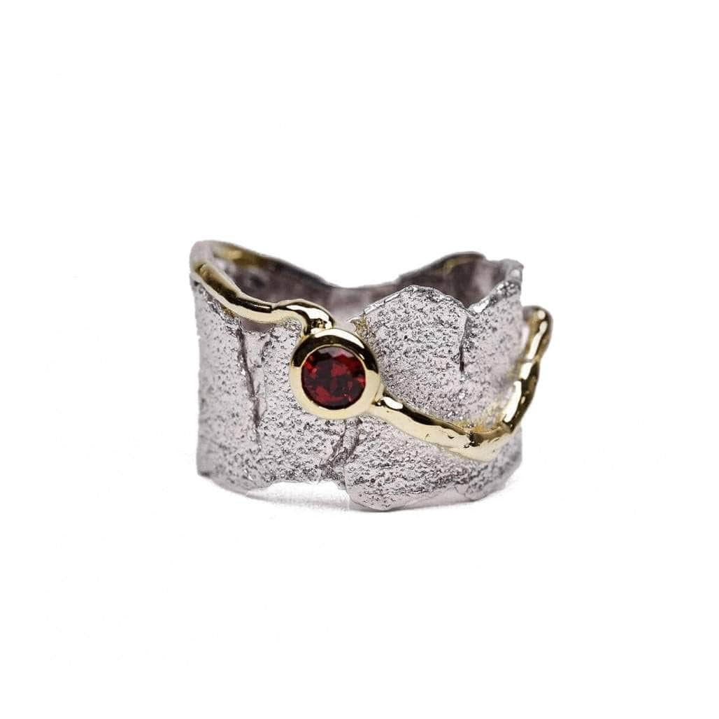 German Kabirski Revele Garnet Ring