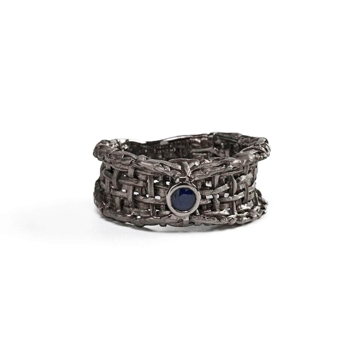 German Kabirski Oren Blue Sapphire Ring