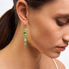 German Kabirski Gallica Rough Tsavorite Earrings