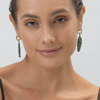 German Kabirski Sacha Rough Tsavorite Earrings