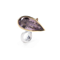 German Kabirski Afure Ametrine and Sapphire Ring