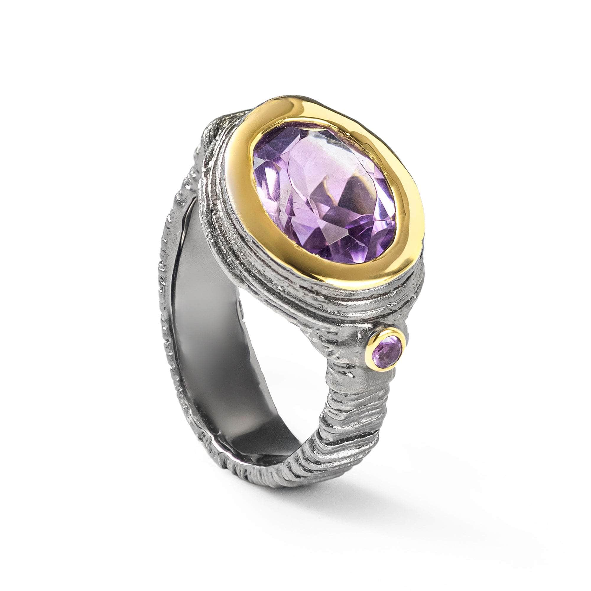 German Kabirski Aguna Amethyst Ring