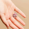 German Kabirski Alcina Ruby Pink Sapphire Silver Ring