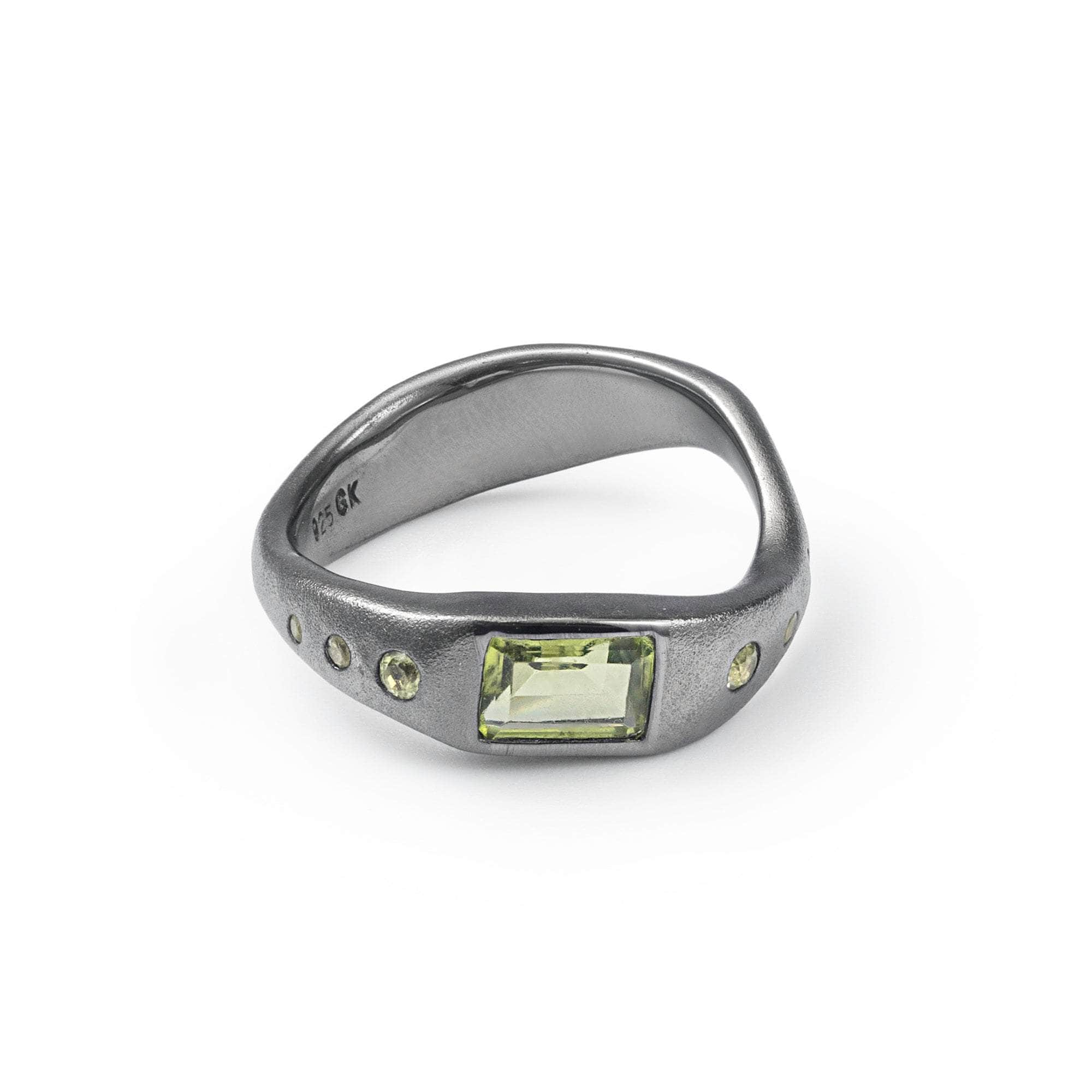 German Kabirski Chun Peridot Ring