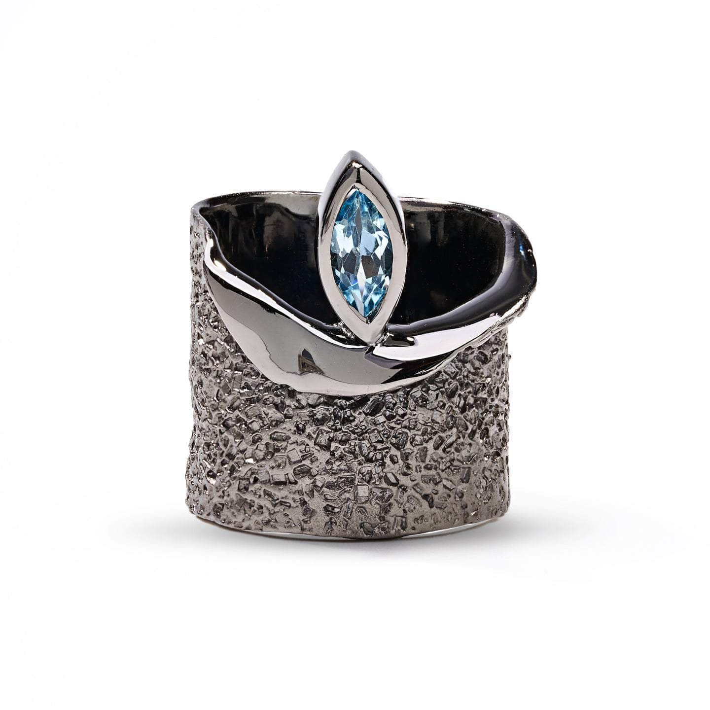 German Kabirski Eartha Blue Topaz Ring