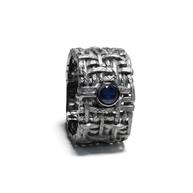 German Kabirski Kail Blue Sapphire Ring