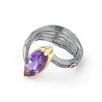 German Kabirski Dewi Amethyst Ring