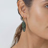 German Kabirski Sacha Rough Tsavorite Earrings