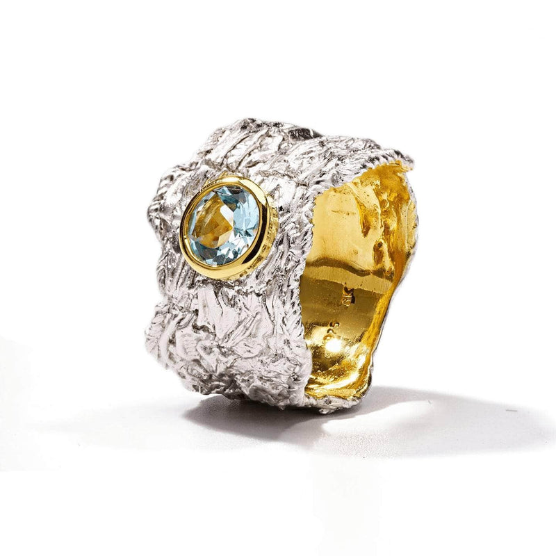 German Kabirski Althea Blue Topaz Ring