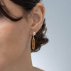 German Kabirski Puro Pearl and Ruby Earrings (Gold 18K)