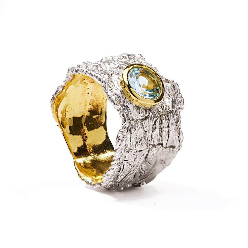 German Kabirski Althea Blue Topaz Ring