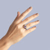 German Kabirski Aguna Amethyst Ring