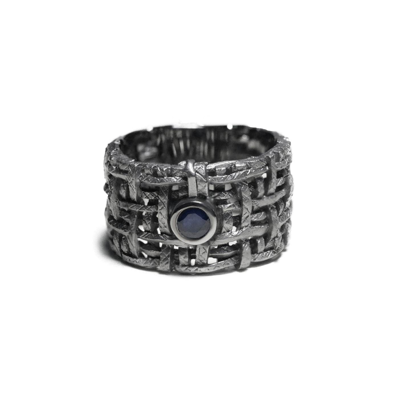 German Kabirski Kail Blue Sapphire Ring